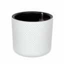Кашпо фасет D280мм с вставкой и с автополивом Белый