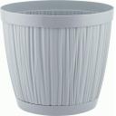 Горшок InGreen Barcelona 2.7л. 27х14см овал утренний туман