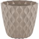 Горшок для цветов Ingreen Wave, с поддоном, 10 л, французский платан 272773