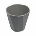 Кашпо со вставкой Martika Палермо 3.6 л, темно-серое С317ТСЕР