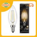 Лампа светодиодная Gauss Е14 тёплый свет, свеча
