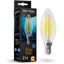Лампочка светодиодная 9W Graphene Voltega Candle 7134