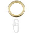 Кольца для карниза с крючками 20 см упаковка 10 шт. Уют