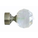 Наконечник Уют D16 ОСТ ШАР СО СТРАЗ.БРОНЗ