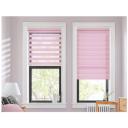 Рулонная штора Blackout с эффектом «день-ночь» Эскар Миниролло, 68х170 см, розовый
