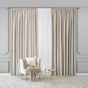 Комплект штор с подхватами Togas Роверо экрю 280x275 см 4 предмета