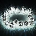 Гирлянда нить с мерцанием 2,8 м IP20 400-003 хром / холодный белый