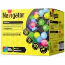 Гирлянда Navigator 61 837 NGF-B02-70RGB-10-8m-230-BL-IP44, цена за 1 шт.