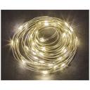 Гирлянда с микросветодиодами Navigator 80 712 "Роса" 3,2 м, теплый белый, на батарейках