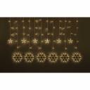 Гирлянда звезды и снежинки 2,5 метра отNavigator– это украшение, которое превратит Ваш дом в сказку! Уникальный элемент декора подарит атмосферу праздника, радости и волшебства. Гирлянда штора идеально подходит для оформления окна гостиной, детской или кухни, ее также можно использовать как фон для фотозоны. Гирлянда звездочки со снежинками имеет длину 2,5 метра и провод длиной 1,5 метра, специальная конструкция позволяет соединять в линию до 5 гирлянд. Гирлянда на окно имеет 8 режимов свечения: комбинированный, волнообразный, последовательный, перетекающий, бегущая вспышка, затухающий, мерцающий, постоянный. Новогодняя гирлянда выполнена в виде фигур: звездочек и снежинок - на прозрачном проводе, состоит из 150 светодиодов, цвет свечения – белый. Гирлянда на стену - идеальный вариант для украшения интерьера не только на Новый год или Рождество, но и подойдет для оформления свадебного торжества, вечеринки на день рождения, юбилей или любого другого праздника.