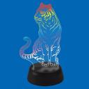 Фигуры Uniel ULI-M507 RGB/3AA TIGER/BLACK, цена за 1 шт