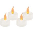 Декоративная светодиодная ULD-F070 WARM TEACANDLE SET4 Uniel WHITE