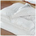 Детское одеяло 110х140 см в кроватку Тик + Лебяжий пух всесезонное