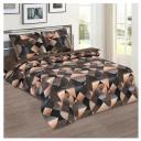 Комплект постельного белья АртПостель Неаполь, 1.5-спальное, поплин, коричневый