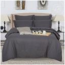 Пододеяльник/евро/на молнии/поплин/205х215/хлопок/Арт Постель/Графит