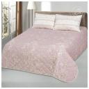 Покрывало "Сакура" из поплина 240х215 стеганое, АртПостель, двухстороннее одеяло-покрывало