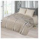 Комплект постельного белья АртПостель Эльбрус, 2-спальное с европростыней, бязь, коричневый