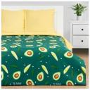 Постельное бельё Этель 1.5 сп Avocado 143х215 см, 150х214 см, 70х70 см - 2 шт