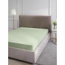 Простыня из трикотажа спокойного зеленого цвета Sage Гутен Морген – это универсальное и стильное решение проблемы выбора сменных простыней.Трикотаж Гутен Морген изготавливается из высококачественного натурального хлопка. Она эластичная, красиво и ровно выглядит на матрасе. Но главное – по кругу простыни пришита резинка, с помощью которой изделие надежно крепится на матрасе и ее не нужно поправлять и заправлять ежедневно.Универсальный приглушенный травянистый цвет простыни Sage Гутен Морген хорошо сочетается и с холодными и теплыми оттенками основных цветов и любыми принтами.