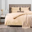 Комплект постельного белья Sleepix Миоко экрю Двуспальный евро