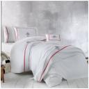 Комплект постельного белья Tivolyo home NAVY белый (KING SIZE)