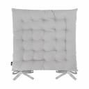 Подушка на стул Tkano коллекция Essential из хлопка серого цвета, 40x40 см TK24-CP0002