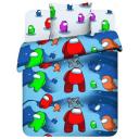Комплект постельного белья Василек Инопланетянин, 1.5-спальное, бязь, синий