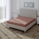 Простынь на резинке 180х200 см Verossa, страйп-сатин, хлопок 100%