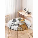 Скатерть JoyArty станет стильным аксессуаром на кухни и подойдет не только для ежедневного пользования, но и для встречи гостей и семейных праздников. Благодаря резинке, расположенной по периметру, скатерть не скользит по поверхности стола и надежно фиксируется на круглый стол. Изделие изготовлено из прочной и гипоаллергенной ткани oxford и обработано водоотталкивающей пропиткой.