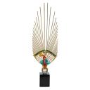 Статуэтка Garda Decor Жар-птица с золотым хвостом