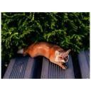 Скульптура. Императорский фарфоровый завод. Лисица. 5 см.