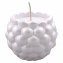 Свеча декоративная с подсвечником МУЛЬТИДОМ "Бабл", размер 8x8х6,5 см МС5-206