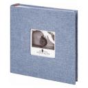 Фотоальбом BRAUBERG текстильный (391173/391189/391190), 200 фото, 10 х 15, 6 x 9 см, Джинс