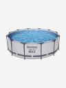 Бассейн Bestway 56260 каркасный Steel Pro Max 366х100 см, объем 9150 л, Серый