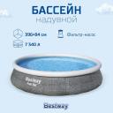 Надувной бассейн Bestway Fast Set 57376 BW 84х396х396 см