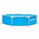 Каркасный бассейн Intex Metal Frame Pool 28205 244х244х51см