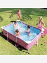 Каркасный бассейн Intex 28266 Pink Metal Frame (220х150х60см), Розовый