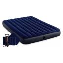 Надувной матрас Intex Classic downy airbed fiber-tech с насосом 64765 203x152x25 см