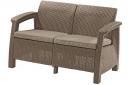 Садовый диван Keter Corfu II Love Seat 17197359C бежевый