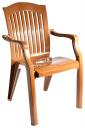 Садовое кресло Стандарт Пластик Премиум-1 №7 brown 56х45х90 см
