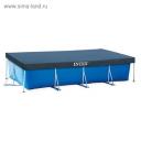 Тент на прямоугольный каркасный бассейн 300x201 см, 28038 INTEX