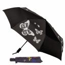 Зонт складной женский автоматический Flioraj 210202 FJ черный