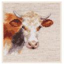 Набор для вышивания крестиком Алиса Корова, 10*9 см (0-213)