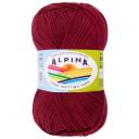 Пряжа Alpina BABY SUPER SOFT, 50 % хлопок, 50 % бамбук, 50 г, 150 м, 10 шт., №18 т.красный
