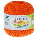 Пряжа ALPINA "LENA" 100% мерсеризованный хлопок 50 г 280 м №20 оранжевый