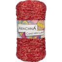 Пряжа ARACHNA "Cord Mini Lurex" 3 шт. по 75 г 200 м 90% полиэфир, 10% люрекс №04 красный-золото