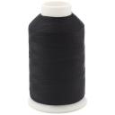 Филаментная нить особопрочная 100D/3, 3000 м, 100% полиэстер, Astra&Craft (9020 черный)