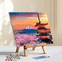 S007 - Набор для рисования по номерам 'На закате. Япония', 40*50 см, Cristyle