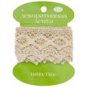 Лента декоративная кружевная бежевая, длина 1 М, 3 вида. Цена за 1 шт.