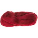 Шерсть для валяния Камтекс 100% полутонкая шерсть, 50 г, (091 вишня)